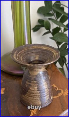 Susan Bennett English Glazed Thrown Studio Pottery Vase McKenzie Art Pottery #9