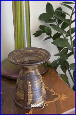 Susan Bennett English Glazed Thrown Studio Pottery Vase McKenzie Art Pottery #9
