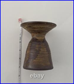 Susan Bennett English Glazed Thrown Studio Pottery Vase McKenzie Art Pottery #9