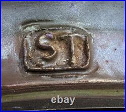 Sutton Taylor Large Floral Lustre Studio Pottery Footed Bowl