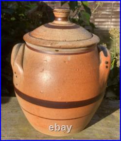 Svend Bayer Studio Pottery Lidded Urn Apprentice Wenford Bridge Cardew Pupil Svend Bayer Studio Pottery Lidded Urn Apprentice Wenford Bridge Cardew Pupil