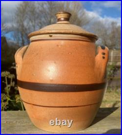 Svend Bayer Studio Pottery Lidded Urn Apprentice Wenford Bridge Cardew Pupil Svend Bayer Studio Pottery Lidded Urn Apprentice Wenford Bridge Cardew Pupil