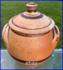 Svend Bayer Studio Pottery Lidded Urn Apprentice Wenford Bridge Cardew Pupil Svend Bayer Studio Pottery Lidded Urn Apprentice Wenford Bridge Cardew Pupil