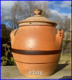 Svend Bayer Studio Pottery Lidded Urn Apprentice Wenford Bridge Cardew Pupil Svend Bayer Studio Pottery Lidded Urn Apprentice Wenford Bridge Cardew Pupil