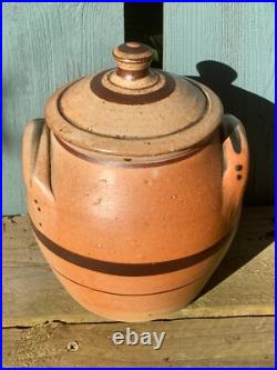 Svend Bayer Studio Pottery Lidded Urn Apprentice Wenford Bridge Cardew Pupil Svend Bayer Studio Pottery Lidded Urn Apprentice Wenford Bridge Cardew Pupil