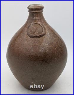 Svend Bayer Studio Pottery Maze Seal Stoneware Flagon 20th Century Svend Bayer Studio Pottery Maze Seal Stoneware Flagon 20th Century