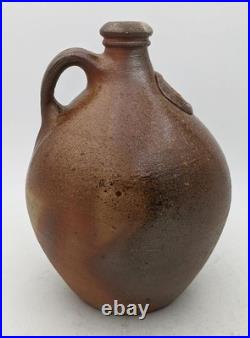 Svend Bayer Studio Pottery Maze Seal Stoneware Flagon 20th Century Svend Bayer Studio Pottery Maze Seal Stoneware Flagon 20th Century