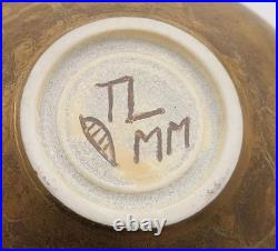 TONY LAVERICK STUDIO POTTERY PORCELAIN GILDED VASE c2000