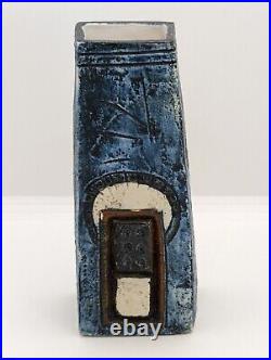 TROIKA British Studio Pottery COFFIN Domino Vase By Sue Balden Vintage