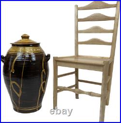 TRULY MASSIVE 70cm CLIVE BOWEN STUDIO POTTERY SLIPWARE EXHIBITION QUALITY JAR
