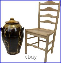 TRULY MASSIVE 70cm CLIVE BOWEN STUDIO POTTERY SLIPWARE EXHIBITION QUALITY JAR