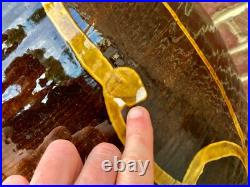 TRULY MASSIVE 70cm CLIVE BOWEN STUDIO POTTERY SLIPWARE EXHIBITION QUALITY JAR