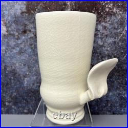 Takeshi Yasuda Studio Pottery'Squirrel Tail' Creamware Milk Jug #1333