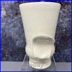 Takeshi Yasuda Studio Pottery'Squirrel Tail' Creamware Milk Jug #1333