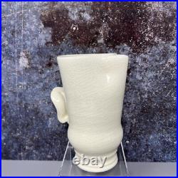 Takeshi Yasuda Studio Pottery'Squirrel Tail' Creamware Milk Jug #1333