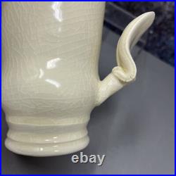 Takeshi Yasuda Studio Pottery'Squirrel Tail' Creamware Milk Jug #1333