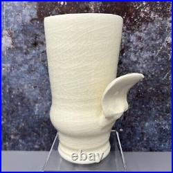 Takeshi Yasuda Studio Pottery'Squirrel Tail' Creamware Milk Jug #1334