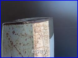 Tall Bernard Irwin Stoneware Vase. 39cm H. Made in England