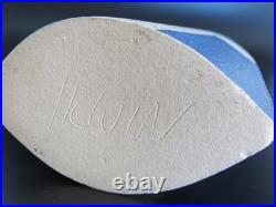 Tall Bernard Irwin Stoneware Vase. 39cm H. Made in England