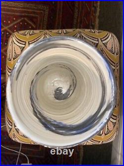 Tall Peter Shire Hand Thrown Pottery Vase, Postmodern Memphis Milano Ceramics