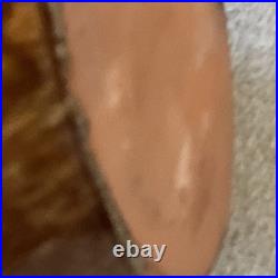 Tall Vintage Brown Glazed Floor Vase Studio Pottery 60cm