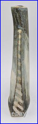 Terri Holman Studio Pottery Flat Form Vase 2002 Terri Holman Studio Pottery Flat Form Vase 2002