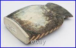 Terri Holman Studio Pottery Flat Form Vase 2002