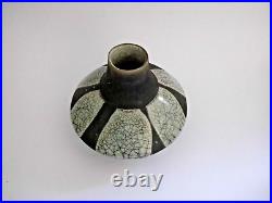 Tim Andrews Studio Pottery Raku Fired vase