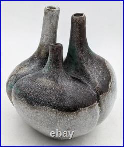 Tim & Jacqueline Orr Studio Pottery Trilobe Flower Vase 20th Century