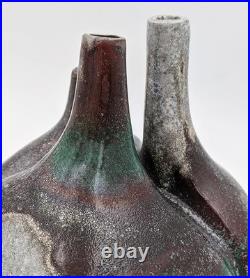 Tim & Jacqueline Orr Studio Pottery Trilobe Flower Vase 20th Century