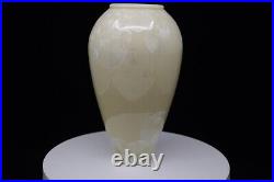 Tim Marcotte Studio Pottery Crystalline Art Pottery White Vase