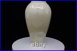 Tim Marcotte Studio Pottery Crystalline Art Pottery White Vase