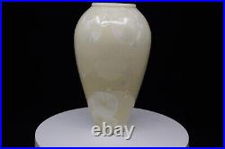 Tim Marcotte Studio Pottery Crystalline Art Pottery White Vase