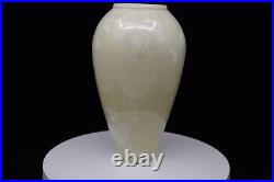 Tim Marcotte Studio Pottery Crystalline Art Pottery White Vase