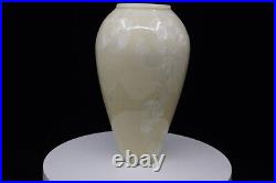 Tim Marcotte Studio Pottery Crystalline Art Pottery White Vase