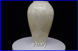 Tim Marcotte Studio Pottery Crystalline Art Pottery White Vase