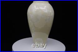 Tim Marcotte Studio Pottery Crystalline Art Pottery White Vase