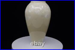 Tim Marcotte Studio Pottery Crystalline Art Pottery White Vase