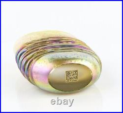 Timothy Harris For Isle Of Wight'nightsea' Gold Colourway Glass Open Vase Timothy Harris For Isle Of Wight'nightsea' Gold Colourway Glass Open Vase