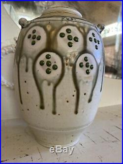 Tom Turner Pottery Pot Vase 1289 Peachblow