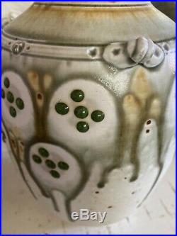 Tom Turner Pottery Pot Vase 1289 Peachblow