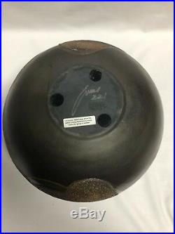 Tony Evans Studio Brutalist Raku Pottery Volcanic Glaze Large Pot / Vase #221
