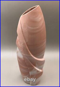 Tony Laverick Studio Pottery Marble Effect Vase Tony Laverick Studio Pottery Marble Effect Vase