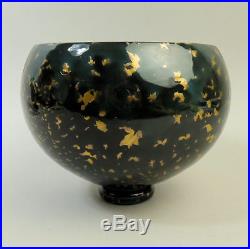 Tony Laverick (born 1961) Studio Art Pottery Metallic Glaze Bowl C. 2009
