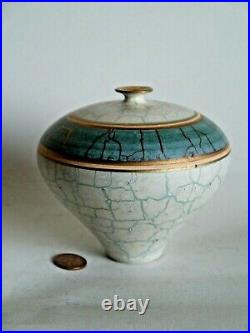 Tony Laverick studio pottery contemporary stoneware vase with abstract design