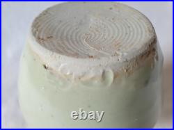 Trevor Corser by Leach studio pottery, St Ives, Celadon glaze vase