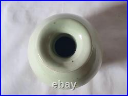 Trevor Corser by Leach studio pottery, St Ives, Celadon glaze vase