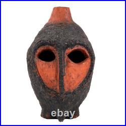 Tribal Studio Pottery Vase Bust Figure Head h28cm MCM