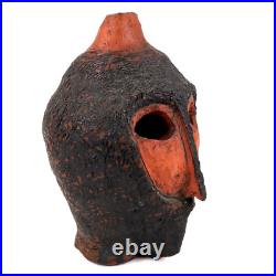Tribal Studio Pottery Vase Bust Figure Head h28cm MCM