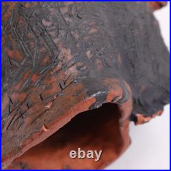 Tribal Studio Pottery Vase Bust Figure Head h28cm MCM